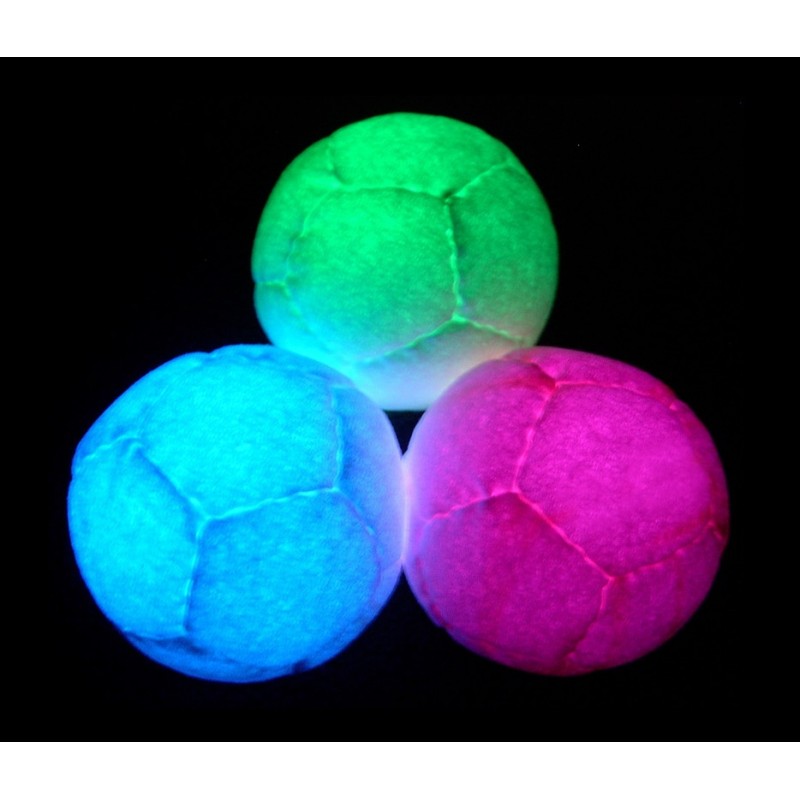 Light up 12 panel pro footbag