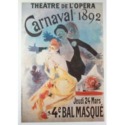Théâtre de l'Opéra: Carnaval 1892 Poster