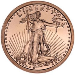 Saint Gaudens 1 oz Copper Coin