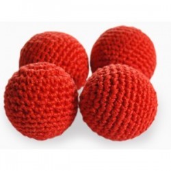 1.5" Crochet Balls set of 4 ud