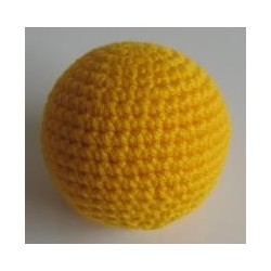 Knit Ball Yellow 3/4"