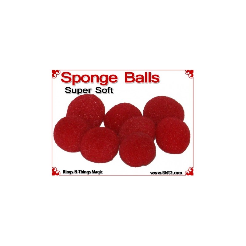 Micro Mini Sponge Balls 3/8'' set of 10 Balles Mousse Balles Éponge