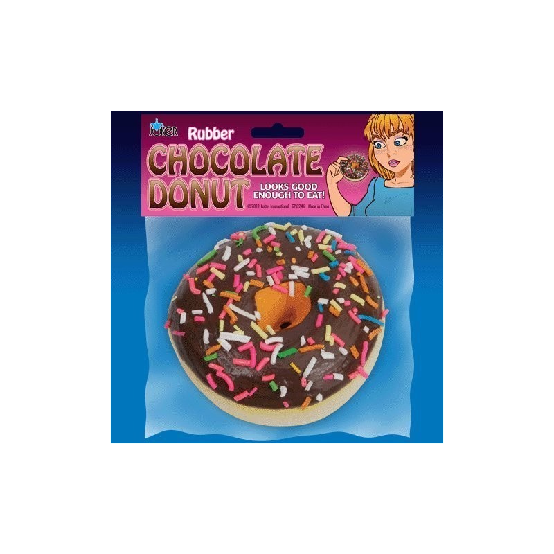 Rubber Chocolate Donut