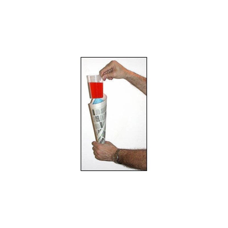Comedy Glass in Paper Cone