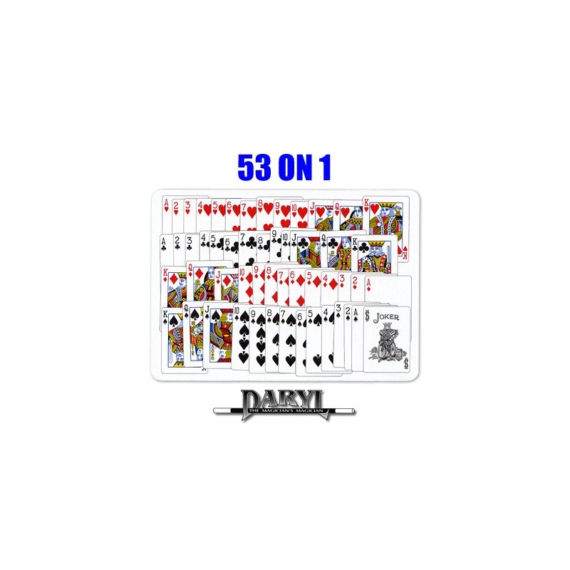 52 on 1 card with bicycle back 52 on 1 card with bicycle back