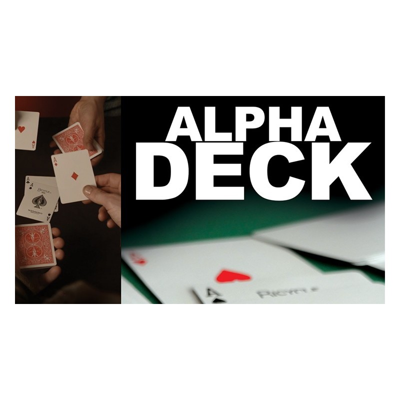 Alpha Deck (Cards and Online Instructions) by Richard Sanders