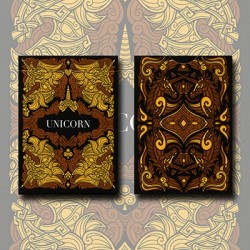 Unicorn Playing cards (Copper) by Aloy Design Studio USPCC