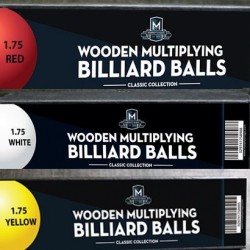 Wooden Billiard Balls (1.75") by Classic Collections