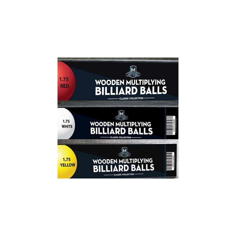 Wooden Billiard Balls (1.75") by Classic Collections