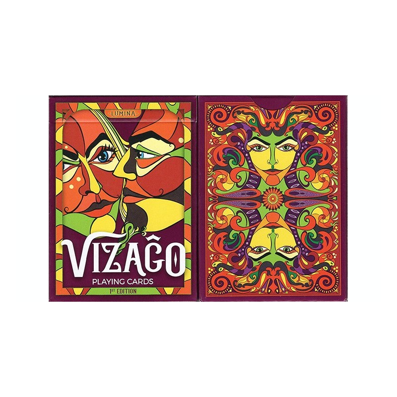 VIZAGO Lumina (Red) Playing Card VIZAGO Lumina (Red) Playing Card