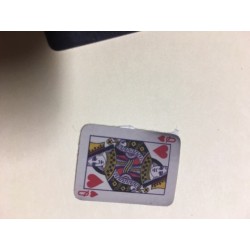 Heat Sensitive mini playing card sticker