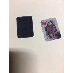 Heat Sensitive mini playing card sticker