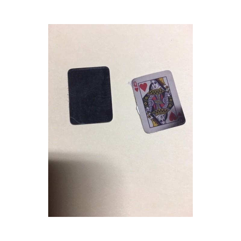 Heat Sensitive mini playing card sticker Heat Sensitive mini playing card sticker