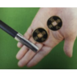 Chinese Appearing Coin Wand by Joker Magic