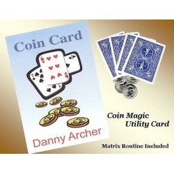 Blue Coin Card by Danny Archer 