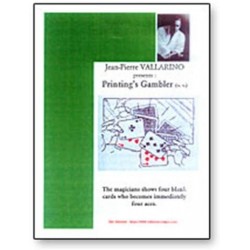 Printing of Gambler - Jean-Pierre Vallarino