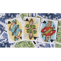 Limited Edition Hustling Joe Green Gilded (Frog Back) Playing Cards